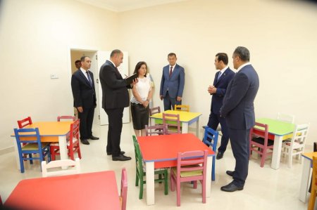 Goranboy şəhərində Şəhid Quliyev Şəmilin adını daşıyan uşaq bağçası- körpələr evində yenidənqurma işləri yekunlaşmaq üzrədir – FOTOLAR