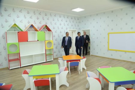 Goranboy şəhərində Şəhid Quliyev Şəmilin adını daşıyan uşaq bağçası- körpələr evində yenidənqurma işləri yekunlaşmaq üzrədir – FOTOLAR